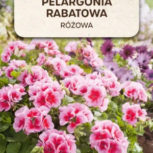 Pelargonia rabatowa RÓŻOWA